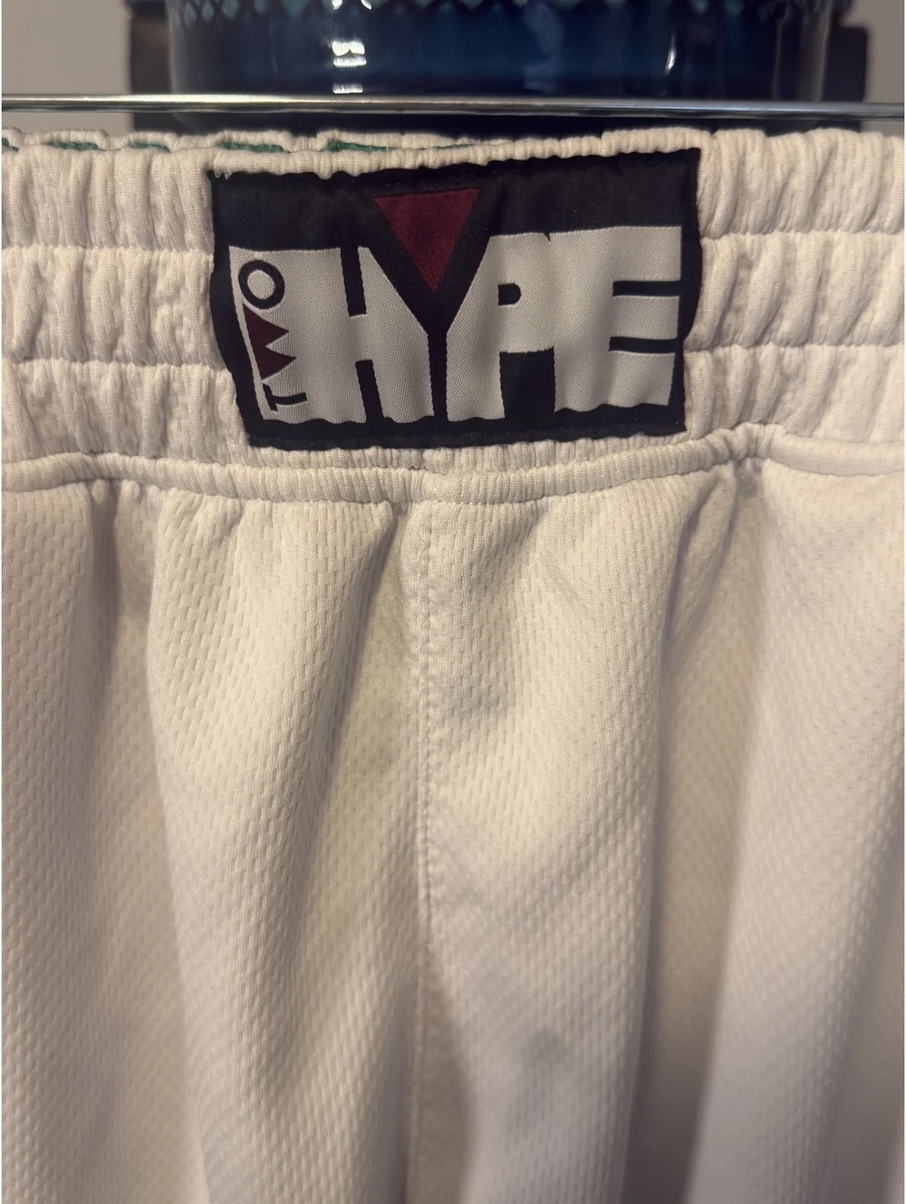 Hype Boston Celtics White NBA Basketball Shorts Sz M